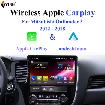 LHANÍ Carplay Pro Mitsubishi Outlander 3 GF0W 2012-2018 Auto Rádio Multimediální Video Přehrávač, GPS Navigace pro Android 10 Levé Ruky