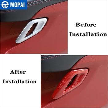 MOPAI Vnitřní Lišty pro Challenger+ Auto Dveře Vnitřní Rukojeť Dekorace Kryt pro Dodge Challenger+ Doplňky