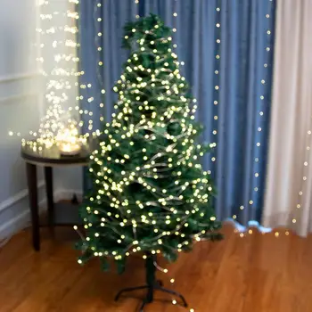 10-100M Vzdálené Veselé Vánoční Svatební Dekorace Světla Krytý Venkovní Zahradní Párty Domácí Pokoj Dekor Věnec Micro LED String