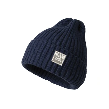 2021 nové slavné značky pure color vlněná čepice, dámské zimní teplé pletené vlněné čepice, muži a ženy venkovní teplý vlněný klobouk