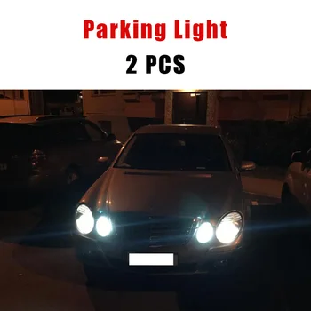 Bílá Canbus LED osvětlení spz Boční Obrysové Žárovky Parkovací Světla, Externí Kit Pro 2009-2016 Seat Ibiza V MK5 6J-6P