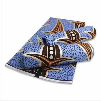 Velkoobchodní ceny! Africké Ankara Tkaniny Vysoce Kvalitní Ankara gold Wax Print Fabric Tisk Bavlna Africké Skutečné Vosk