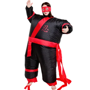 Ninja Nafukovací Kostým Japonské Samurajské Anime Cosplay Kostým Maskota Karneval Fantasy Kostýmy Pro Dospělé