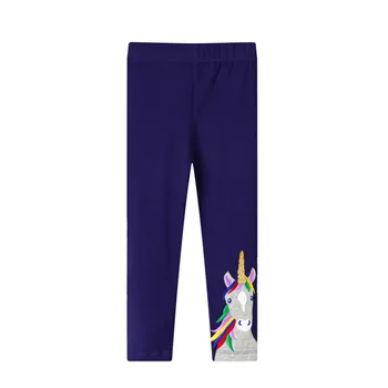Jumping M Jaro Podzim Unicorn Holky Stripe Kalhoty Legíny 2020 Nové Příjezdu Skinny Kalhoty pro Dětské Oblečení