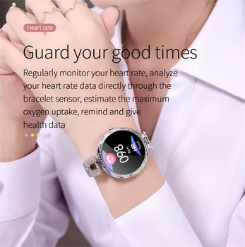 AK15 Dámské Inteligentní Hodinky Vodotěsné, Nositelná Zařízení Srdeční Frekvence Monitoru Sportovní Smartwatch Pro Ženy, Dámy Chytré Hodinky AK15