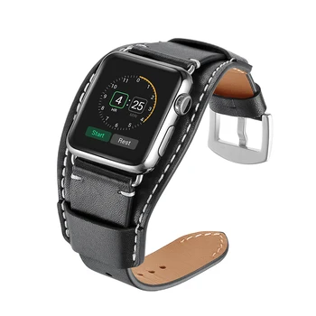 Popruh pro iwatch jsem hodinky Kožený pulsera correa pro Apple Hodinky kapela 38 mm 40 mm 42 mm 44 mm pásku Série 1/2/3/4/5 pulseira pás