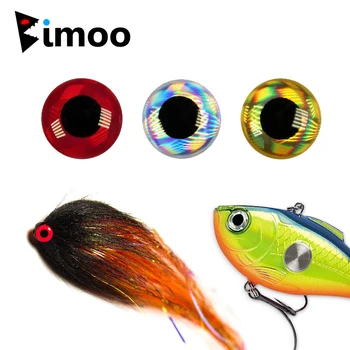 Bimoo 300KS Hologrpahic 3D Ryby Oči Lákat Oči Fly Vázání Streamerů Návnady Ryby Oči 2mm do 10mm Červená Stříbrná Zlatá Velkoobchod