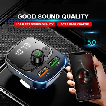 Auto Hands Free Bezdrátové Bluetooth Car Audio Přijímač, Hudební Přehrávač MP3