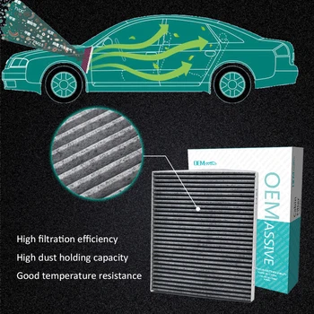 Auto Příslušenství aktivní Uhlíkový Kabinový Vzduchový Filtr Pro Hyundai Accent Veloster Kia Forte Rondo, Sportage 97133-2E200 97133-2E210