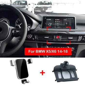 Mobilní Telefon Držák Pro BMW X5 X6 2016 2017 2018 Air Vent Mount Držák GPS Telefon Držitele Klip Stojí v Auto Příslušenství