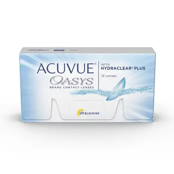 Kontaktní čočky Acuvue Oasys s hydraclear plus (12 Ks), rádius: 8,8 mm