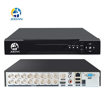 16CH DVR TVI, AHD Analogové, IP Kamery HD P2P Cloud H. 264, VGA, HDMI 16CH DVR Rekordér videorekordér S 2TB Pevný Disk