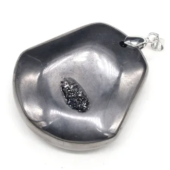 Přírodní Magnet Přívěsky Přívěsky pro DIY Šperky Náhrdelník, Náramky Velikost 35x50-45x55mm