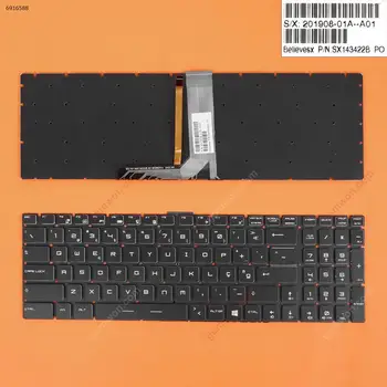 Portugalské PO Nové Náhradní PC Herní Klávesnice Pro MSI GT72 GS60 GS70 WS60 GE72 GE62 Notebook Crystal Key Barevné Podsvícení