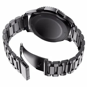 Popruh Watchband pro hodinky Samsung Galaxy 46mm 42mm z nerezové oceli, poutko na zápěstí metalová kapela, pro Samsung Gear S3 Huawei watch GT 2