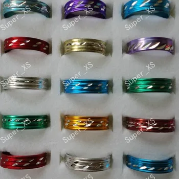 200pcs velkoobchod šperky prsten spousta Hot prodej pěkné vícebarevná slitiny hliníku Prsteny kvalitní LR098 doprava zdarma