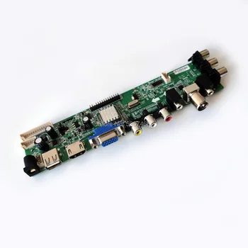 Pro LTN156AT32-T01/W01/W02/401/701/L01 DVB digitální 1366*768 40-Pin LVDS VGA, USB, AV, TV 3663 panel LCD Controller board Kit