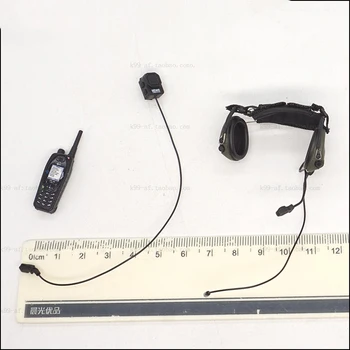 1/6 Měřítku DAM78076 Rádio Přijímač a Sluchátka Modely pro 12