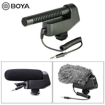 BOYA BY-VM600 Kardioidní Směrový Kondenzátorový Mikrofon Mic pro Canon, Sony, Nikon, Pentax DLSR Fotoaparát