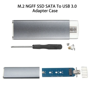 M. 2 Ngff Ssd Sata Na Usb 3.0 Adapter Converter Případě Externí Skříň Pro Skladování Případ