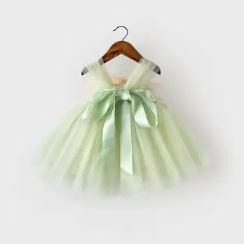 Baby dívky šaty krajka květinové děti oblečení princezna svatební křest dětské oblečení 1 rok narozeniny vestido infantil 12M 24M -6Y
