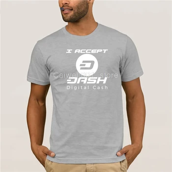 Bavlna Módní Kreativní Grafické T-shirt Top jsem Aceept Dash Digitální Cash T-Shirt Nové letní módní trend