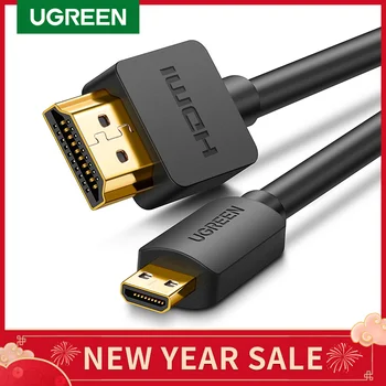 Ugreen Micro HDMI-kompatibilní 4K/60Hz 3D Efekt Micro Mini HDMI-kompatibilní Kabel Pro GoPro Sony Projektor 1m - 3m HDMI-kompatibilní