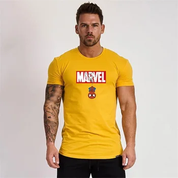 MARVEL 2020 nové pánské tričko Marvel 10. výročí Avengers 4 Spider-Man s krátkým rukávem T-shirt dna tričko muži