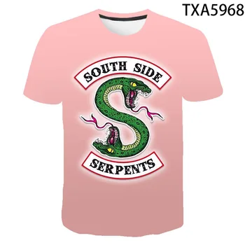 2020 Nové 3D T shirt Riverdale Muži, Ženy, Děti, Ležérní Streetwear Chlapec Dívka Děti Tištěné T-košile Módní Letní Cool Topy Tee