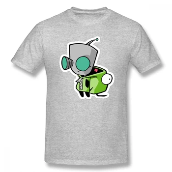Vtipné Invader ZIM tisk ležérní pánské o-neck Harajuku t-košile a módní Pánské Základní Krátký Rukáv T-Shirt