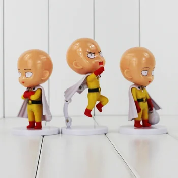 3ks/Mnoho Anime One Punch Man Saitama Sensei PVC Akční Obrázek Sběratelskou Model Hračky Panenka 11-12cm Doprava Zdarma