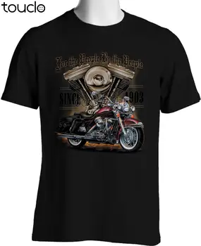 Nové Letní Vysoce Kvalitní Tričko Pro Lidi, Provedené Američany Od roku 1903 Motorkářské Trička Americké Motocykly T-shirt