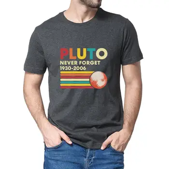 Pluto Nikdy Nezapomenu 1930-2006 Pluto Ventilátor Galaxy Letní Muži Nový Krátký Rukáv T-shirt Kulatý Výstřih Móda Bavlna Casual Slim T-shirt