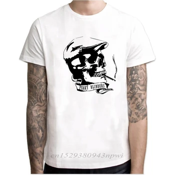 Peaky Blindeři Tričko Muži Módní Topy 2020 O-Neck Krátký Rukáv bílá tričko Vysoké Kvality Muži Novinkou Topy Tričko Oblečení