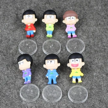 Nové příjezdu 6ks/mnoho osomatsu-san Karamatsu Ichimatsu mini PVC akční obrázek Model Hračky, Panenky pro děti Dárek