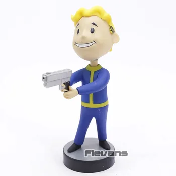 Fallout 4 Vault Boy Q Verze PVC Obrázek Bobble Head Dll Sběratelskou Model Hračky