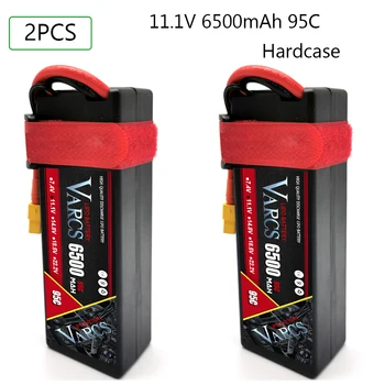 2KS VARCS RC Lipo baterie 7.4 V, 11.1 V, 14.8 V, 2S 3S 4S 6500MAH 8400MAH 5350mah 95 C 120C 140C 240C 280C pro 1:8 1:10 rc auto truggy
