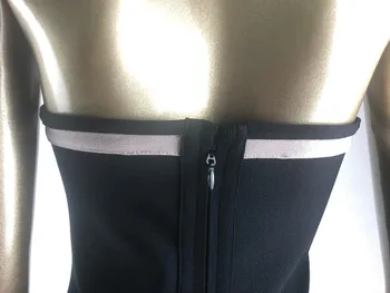 Doprava Zdarma Ženy Letní Sexy Šaty Bez Ramínek Koleno Délka Obvaz Šaty 2019 Návrhář Módní Party Šaty Vestido