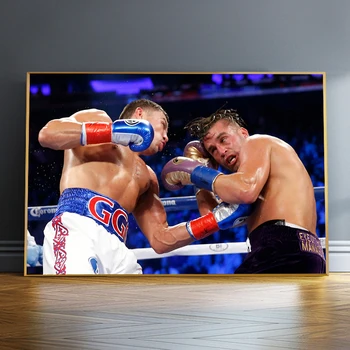 Sportovní plakát moderní obraz dekorativní umění tisku home dekor boxerské hra, sportovní plátno obrázek
