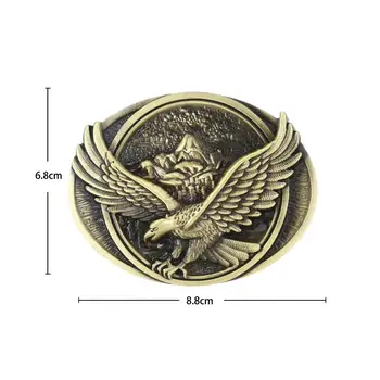 Módní Eagle Přezka Pásu Pánské Západní Džíny s příslušenstvím pro 4 CM široký pás