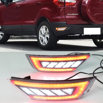 2KS LED LED Zadní Nárazník Světlo Mlhové Svítilny, Výstražná Světla, Reflektor, Světlomet Pro Ford Ecosport 2013 2016 2017 2018 2019