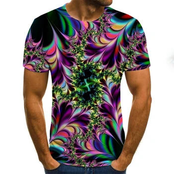 Letní T košile Muži Streetwear Kolo Krk Krátký Rukáv Trička Topy Funny Animal pánské Oblečení Casual 3D Print Tshirt