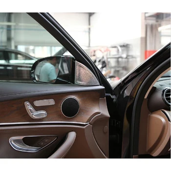 2ks Dveře Auta Stereo Reproduktor Dekorace Obtisky auto Výškový reproduktor Střihu Pro Mercedes Benz Třídy E W213 E200l E300l 2016 -17 Car Styling
