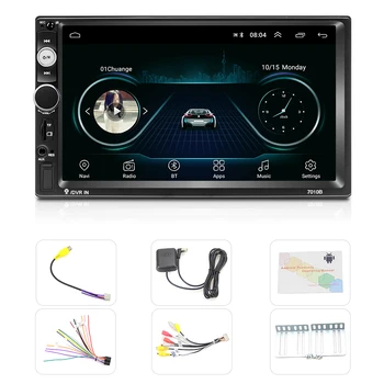 Podofo Android 8.1 Double Din Auto GPS Stereo Rádio 7