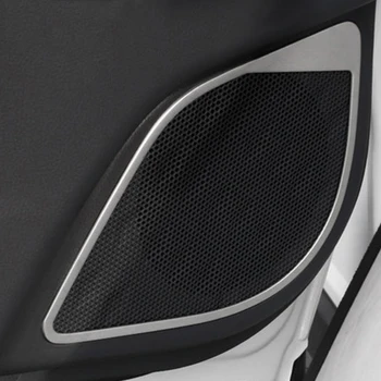 Xburstar pro Toyota C-HR, CHR 2016 - 2020 Auto Vnitřní Dveře Audio Kruhu Obložení z Nerezové Oceli Audio Reproduktor Reproduktor Kryt Rámu