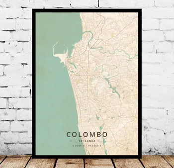 Colombo, Srí Lanka Plakát