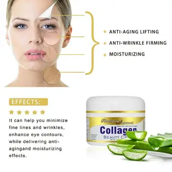 Disaar Collagen Power Lifting Cream Bělící Hydratační Anti-aging Anti Zkrabacení Krém 80g Zpevňující Krém na Obličej Péče o Pleť