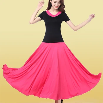 Maxi 6XL Letní Módní Modální Dlouhé Sukně Plná Délka 90cm Vintage Sukně Pro Ženy Černá Bílá Dlouhá Sukně s Vysokým Elastickým Pasem