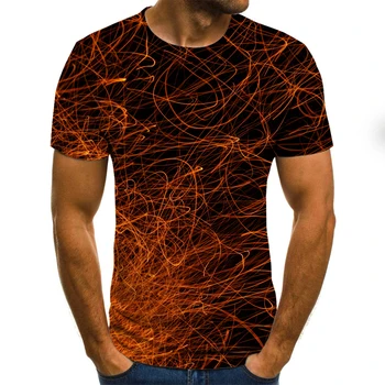 Letní T košile Muži Streetwear Kolo Krk Krátký Rukáv Trička Topy Funny Animal pánské Oblečení Casual 3D Print Tshirt