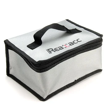 220x155x115mm Realacc Protipožární RC LiPo Baterie Bezpečnostní Taška Nabíjení Pytel S Rukojetí ohniodolné skelné tkaniny